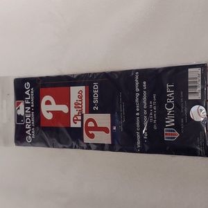 PHILADELPHIA PHILLIES garden flag, 2-sided, MLB